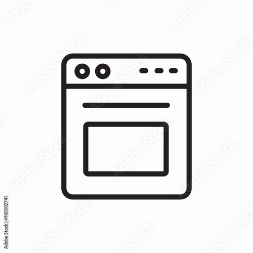 gas stove cook kitchen icon
