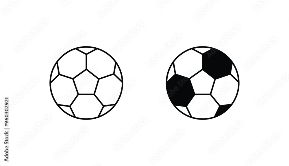 Football icon design with white background stock illustration