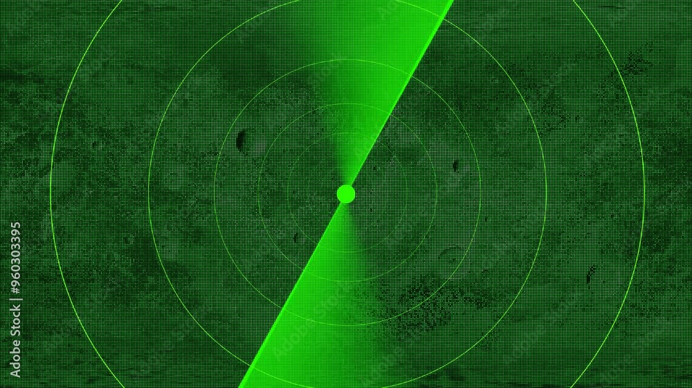 Digital radar screen infographic HUD . radar targets and futuristic user interface computer system and technology concept