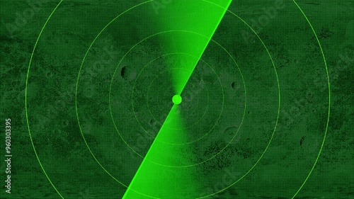 Digital radar screen infographic HUD . radar targets and futuristic user interface computer system and technology concept