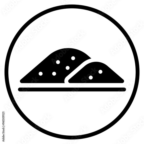 cement glyph icon