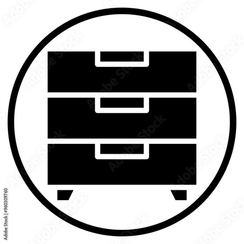 drawers glyph icon