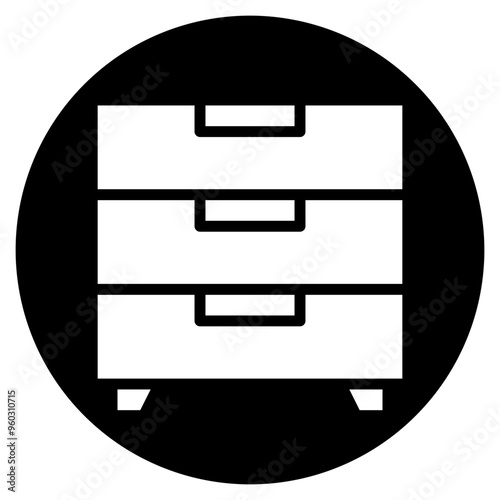 drawers glyph icon