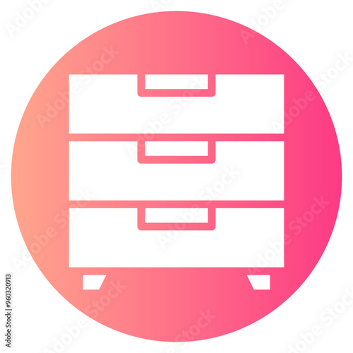 drawers gradient icon