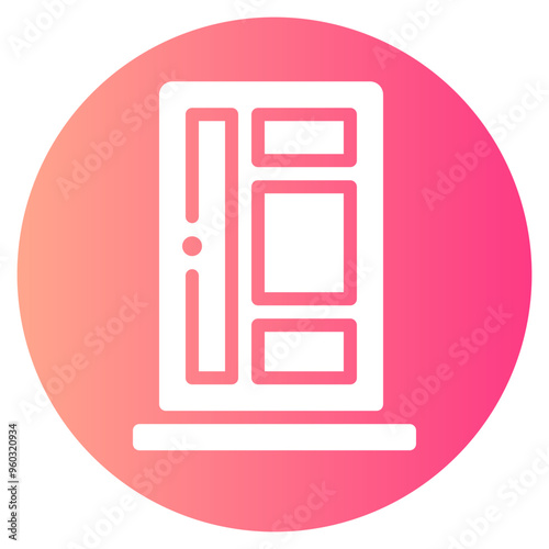 door gradient icon