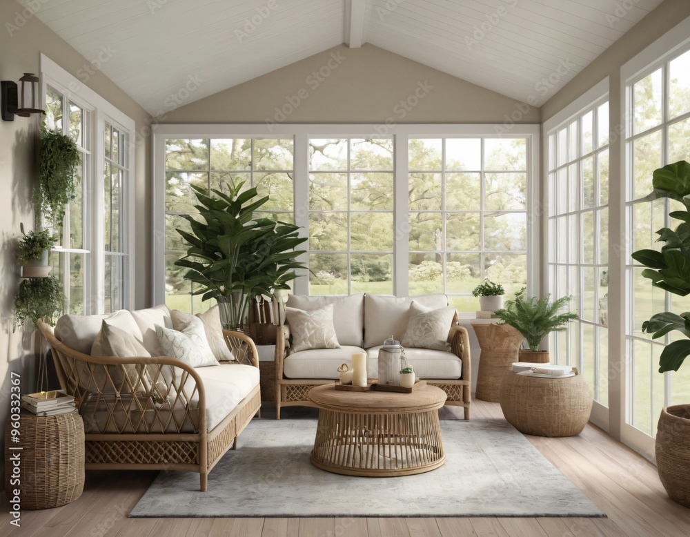 Fototapeta premium living room interior