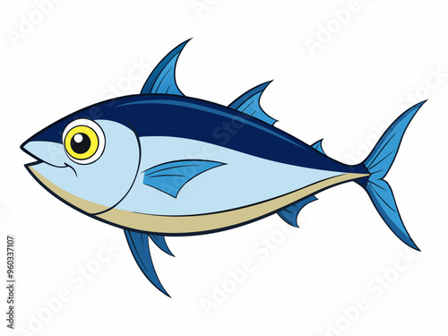 tuna fish vector illustration