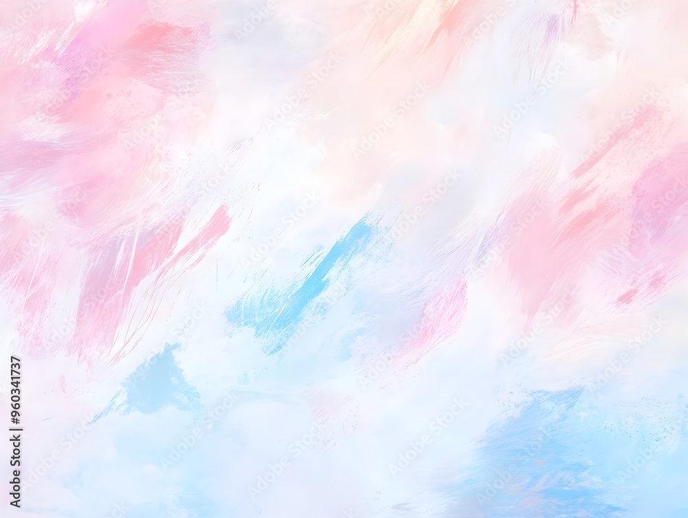 Fototapeta premium Soft Pastel Collision Harmonious Abstract Backdrop for Branding and Design