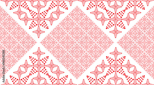 Seamless fabric pattern vector Seamless fabric wallpaper