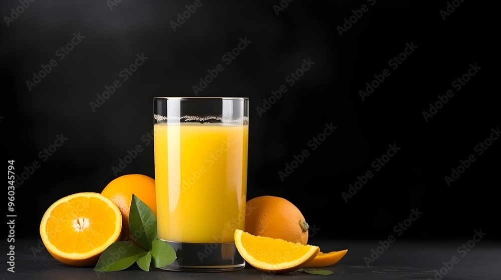 Juice in a beautiful glass. Space for text Juice in a beautiful glass. Space for text