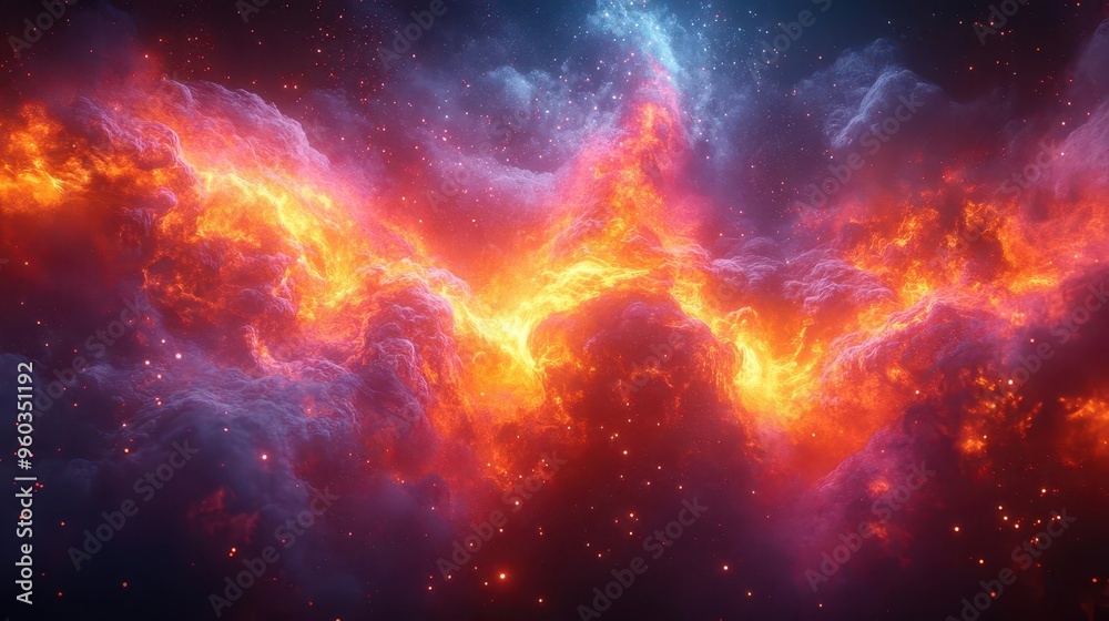 dynamic explosion of vibrant flame tendrils digital particle effects intense colors abstract pyrotechnic art dynamic explosion of vibrant flame tendrils digital particle effects intense colors abstract pyrotechnic art