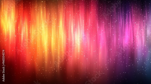 Vibrant abstract digital background featuring a spectrum of colors blending smoothly to create a lively visual effect at night