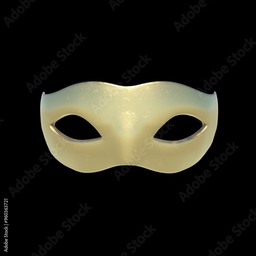 Carnival mask 3D model 