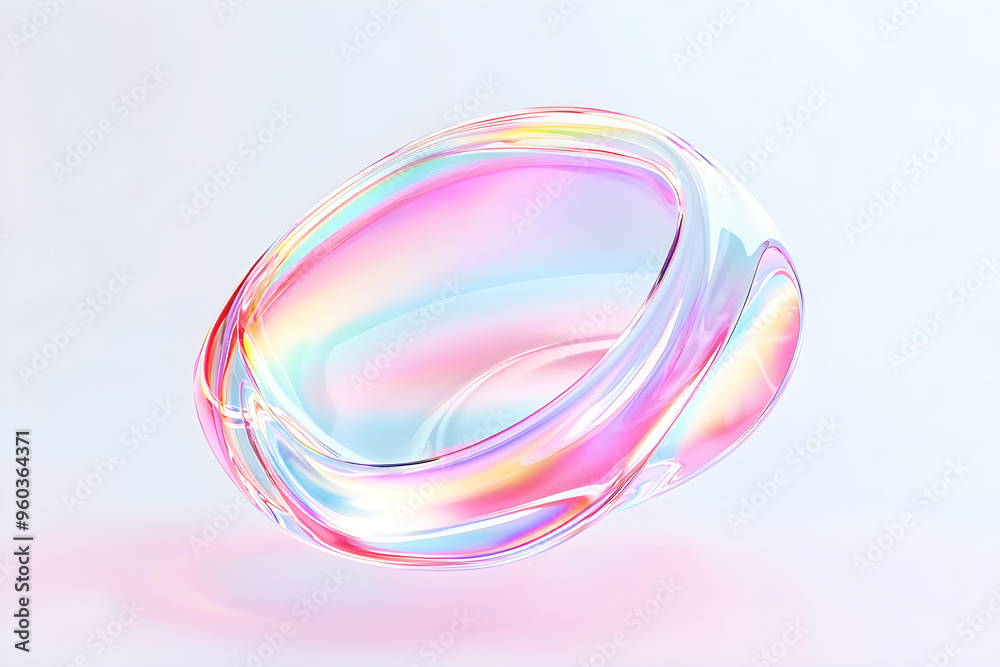 Abstract holographic texture of curved waves in Y2K style. 3d render of transparent glass, plastic. Fluid iridescent smooth surface isolated on white background. Trendy futuristic motion design banner Abstract holographic texture of curved waves in Y2K style. 3d render of transparent glass, plastic. Fluid iridescent smooth surface isolated on white background. Trendy futuristic motion design banner
