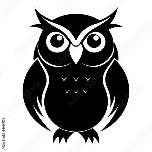 Owl Black silhouette