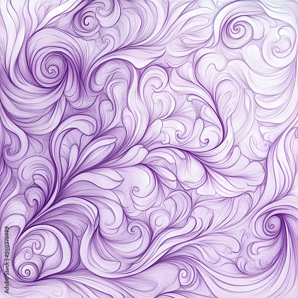 2D illustrator doodle-style floral and leaf graphics on a white background or wallpaper 2D illustrator doodle-style floral and leaf graphics on a white background or wallpaper