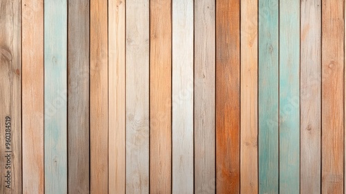 A vibrant wooden wall featuring a mix of colors and textures, perfect for backgrounds, designs, and artistic projects.