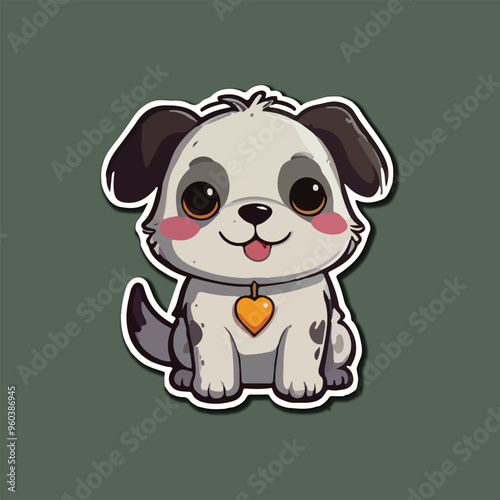 Dog sticker