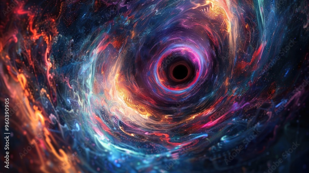 A stunning cosmic scene featuring a swirling vortex of vibrant colors and patterns, capturing the essence of the universe's mysteries. A stunning cosmic scene featuring a swirling vortex of vibrant colors and patterns, capturing the essence of the universe's mysteries.