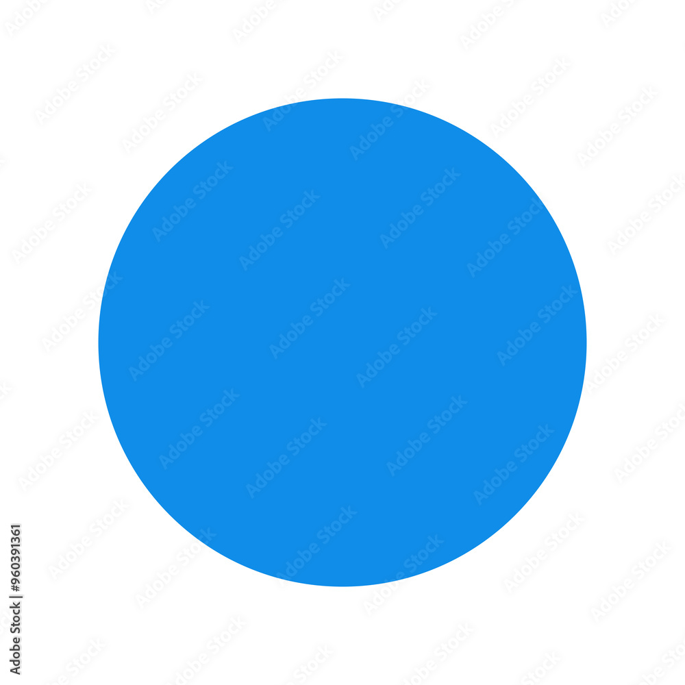 Blue circle with transparent background Blue circle with transparent background