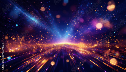 キラキラ　輝き　マクロ　光の粒