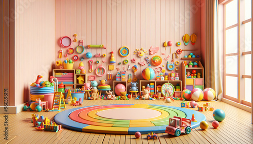Brinquedos de criança. Brinquedos infantis. Quarto de criança. Brinquedos coloridos. Brincar. Brinquedoteca. 