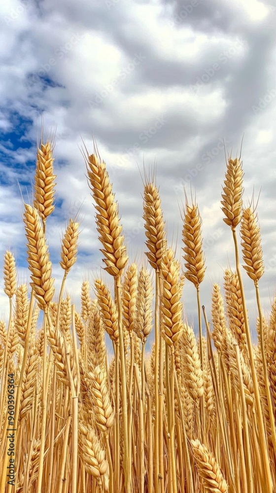 Golden Wheat Fields Swaying in Autumn Breeze: Picturesque Rural Landscape Heralds Bountiful Harvest Season. Symbolic Imagery of Agricultural Abundance, Changing Seasons, and Farmer's Renewed Hope. AI- Golden Wheat Fields Swaying in Autumn Breeze: Picturesque Rural Landscape Heralds Bountiful Harvest Season. Symbolic Imagery of Agricultural Abundance, Changing Seasons, and Farmer's Renewed Hope. AI-