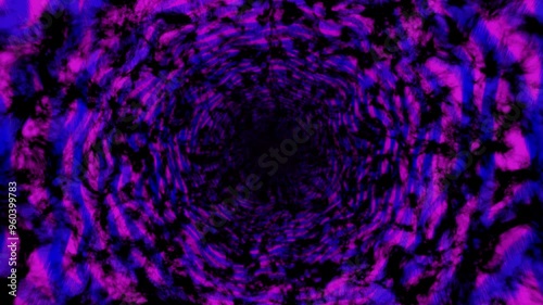 不気味な空間ループ背景(紫、青)