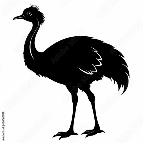 Emu Black silhouette