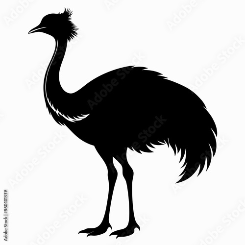 Emu Black silhouette