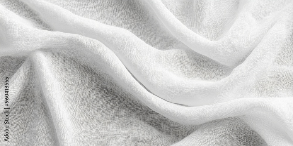 Soft white linen fabric texture in a minimalist background for elegant design and decor Soft white linen fabric texture in a minimalist background for elegant design and decor