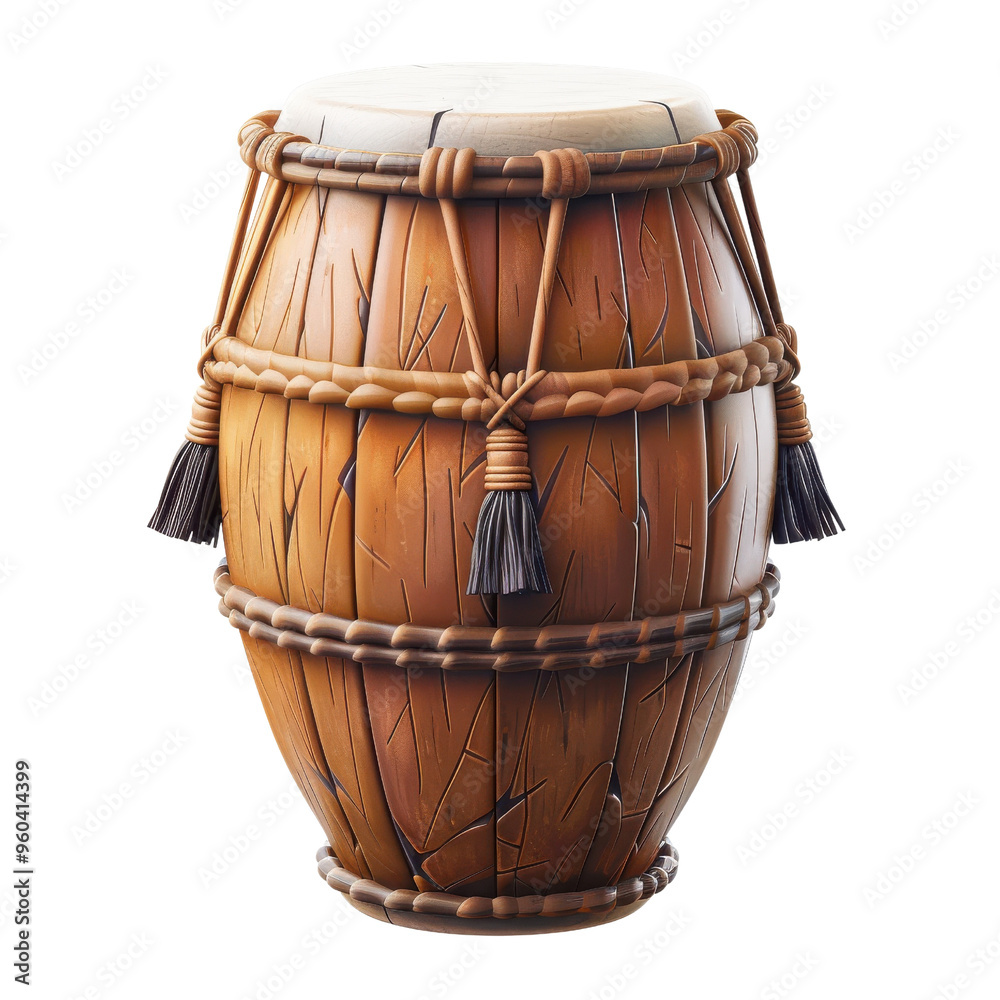 Traditional wooden drum with intricate details, perfect for music lovers and cultural enthusiasts, showcasing art and rhythm. Traditional wooden drum with intricate details, perfect for music lovers and cultural enthusiasts, showcasing art and rhythm.
