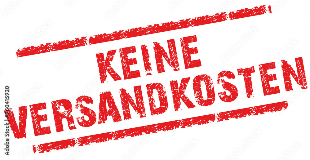 Stempel KEINE VERSANDKOSTEN Stempel KEINE VERSANDKOSTEN