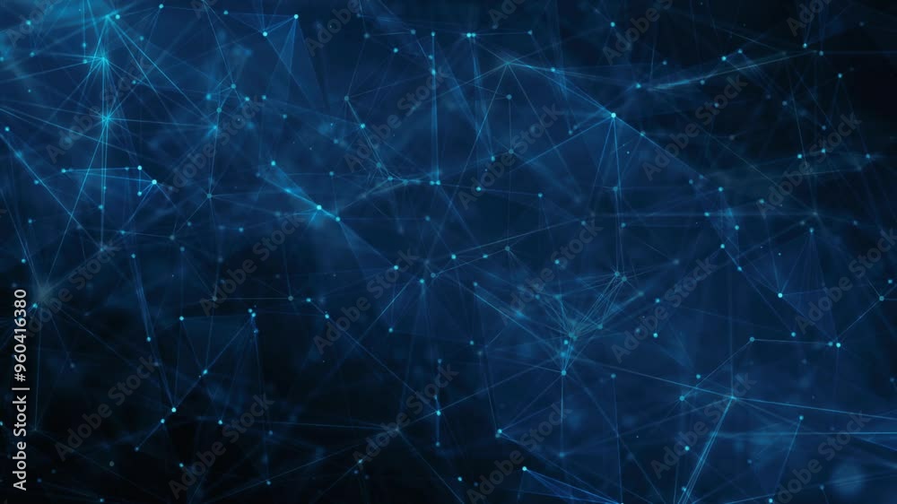 Digital Plexus Connection Seamless Loop Motion Background Digital Plexus Connection Seamless Loop Motion Background
