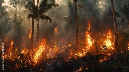 Incendio forestal, calentamiento global photo