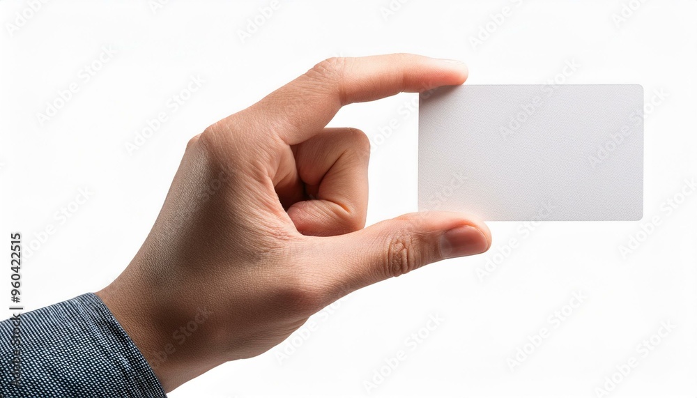 Obraz premium Blank Card Display