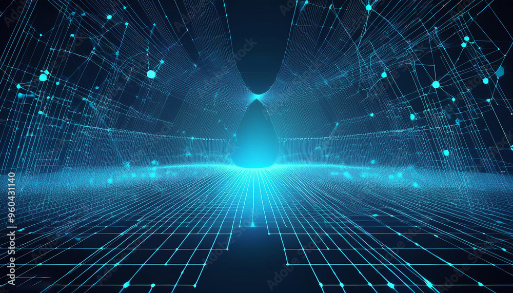 Digital Background for Showcasing Network Capabilities and Technological Processes Digital Background for Showcasing Network Capabilities and Technological Processes