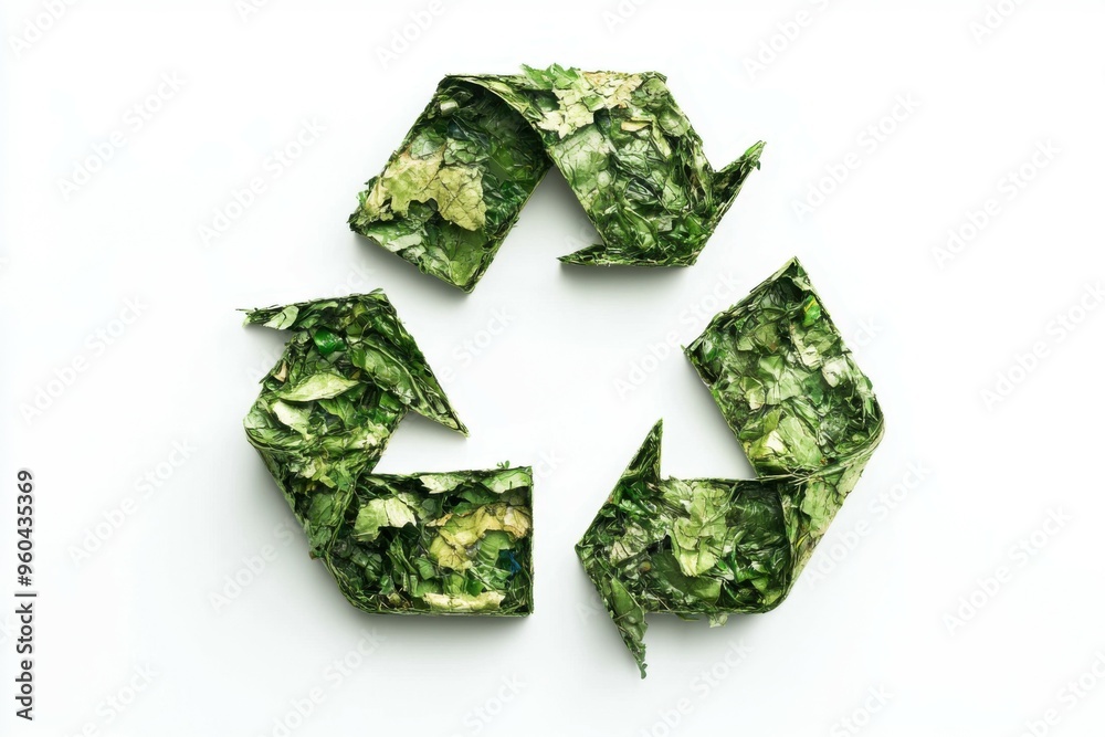 recycle icon on white background. recycle icon on white background.