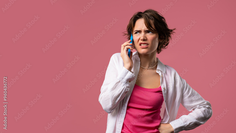 © kohanova1991 - Annoyed Young Woman Quarreling While Talking On Mobile Phone. Angry Lady © kohanova1991 - Annoyed Young Woman Quarreling While Talking On Mobile Phone. Angry Lady