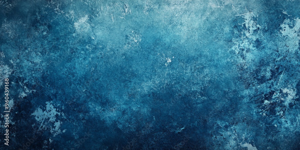 Textured blue grunge background featuring rough surfaces, paint splatters, and an urban aesthetic Textured blue grunge background featuring rough surfaces, paint splatters, and an urban aesthetic