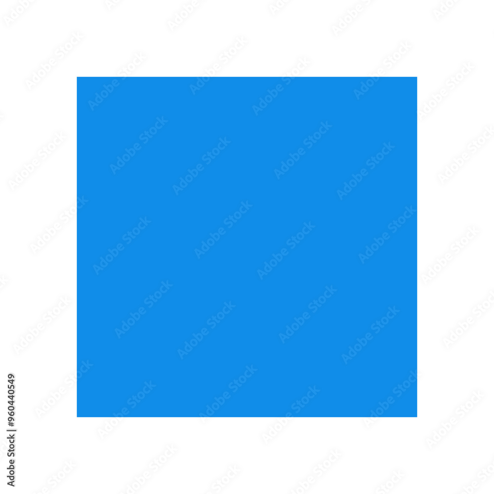Blue square with transparent background Blue square with transparent background