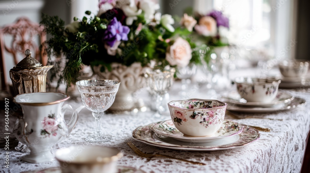 Victorian Tea Party with a Modern Twist: Lace, China, and Delight Victorian Tea Party with a Modern Twist: Lace, China, and Delight