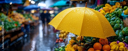 Dynamic, street photography capturing the vibrant atmosphere of a bustling market, candid, visual liveliness