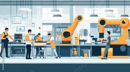 Cutting-Edge Factory: Innovation and Collaboration in an Automated Workspace