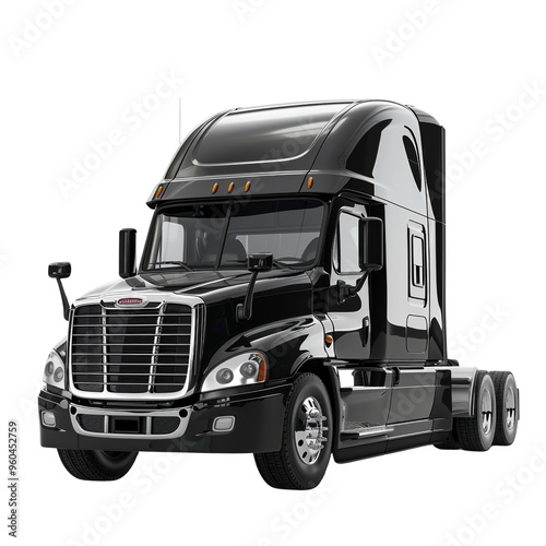 Black Freightliner Cascadia Truck