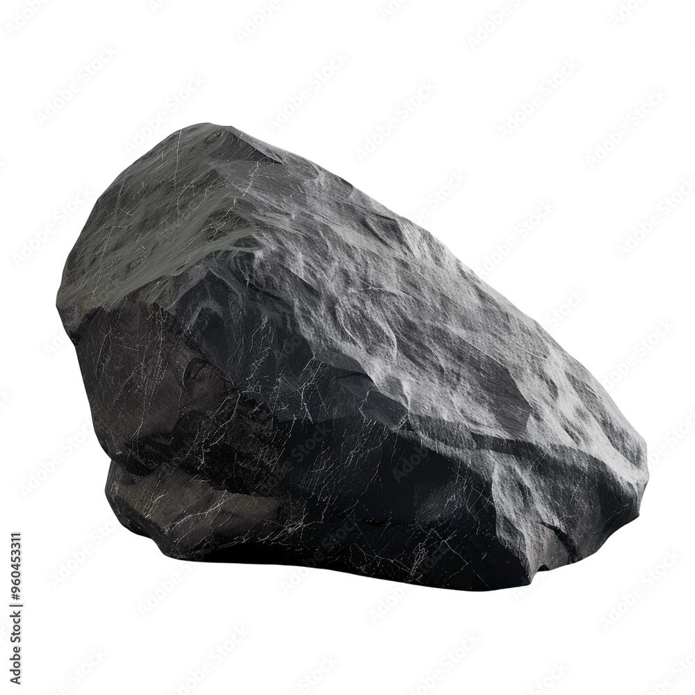 A Close-Up of a Large Rock