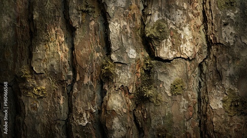 Textured forest wallpaper with detailed bark patterns and soft light effects