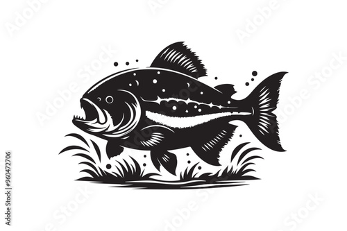 Carp  fish vector art and illustration photo