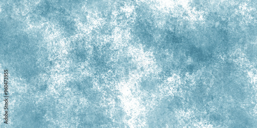 Sky blue color grunge background for cement floor texture design. Watercolor background for textures backgrounds or wallpaper. Banner, poster, wallpaper, backdrop