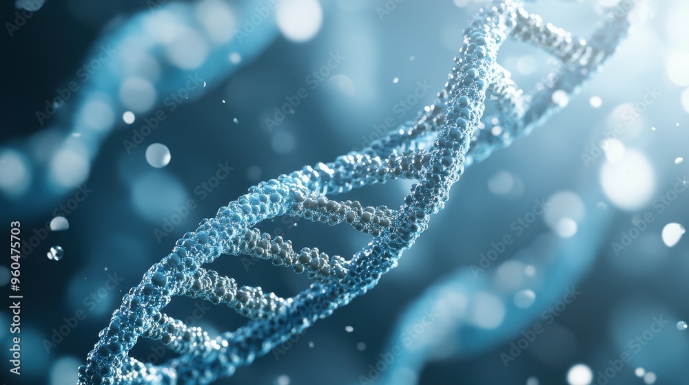 Captivating Crystalline DNA Helix in Icy Wonderland Captivating Crystalline DNA Helix in Icy Wonderland